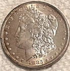 1883 O Morgan beautiful BU coin nice & bright free shipping Sigma tested genuine