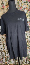 Grunt Style GS 1776 Black Graphic T Shirt Mens Large Patriotic USA