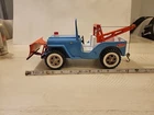 1960 Tonka Jeep Wrecker and Plow Excellent