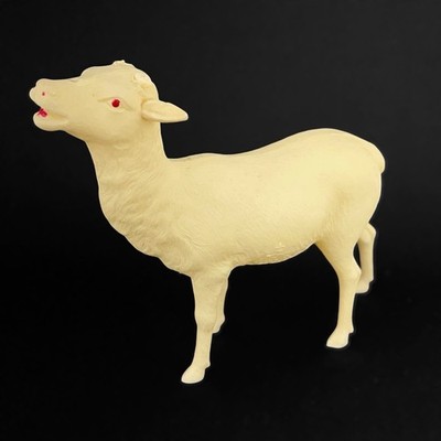 Royal Plastic Sheep Figurine Made in Occupied Japan VTG 1940s Celluloid