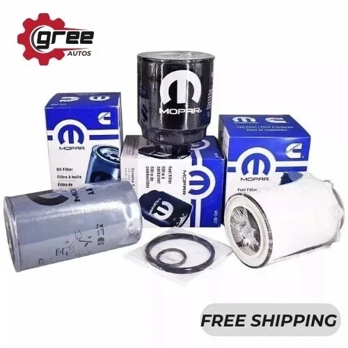 2013-2018 RAM 2500 3500 4500 5500 6.7L DIESEL OIL FUEL FILTER KIT MOPAR GENUINE - Image 2 of 2