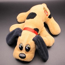 Pound Puppies Tonka 1986 Brown Black Spots Plush Stuffed Animal Rescue Restore