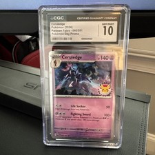 Ceruledge #40 Paldean Fates 2024 Pokemon Day Promo CGC GM 10