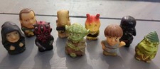 Rare Collection Of 9 Mini Star Wars Japanese Vinyl Figures 