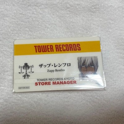 Blood Blockade Battlefront Zapp Renfro Tower Records Kyoto Limited Collectible