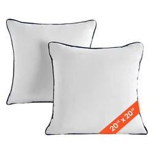 VEVOR 20 x20" Throw Pillow Inserts 2 Packs White Down Alternative Pillows Square