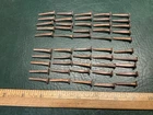 50 Pcs Antique Style Copper Nails Tacks Flat Head 1" Long NOS