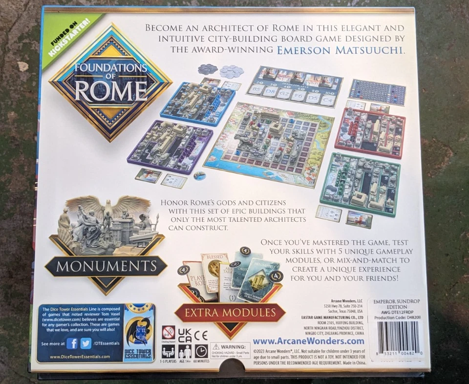 Foundations of Rome - KSE EMPEROR SUNDROP EDITION + Bonus Items - SEALED NEW - Image 3 of 4