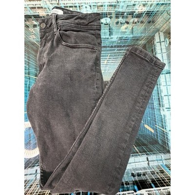 Zara EUR 36 USA 29 Black Wash Denim Jeans Slim Fit Casual Everyday