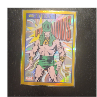 Marvel Topps Finest Rama-Tut TF-073 Gold Refactor  Numbered 47/50 