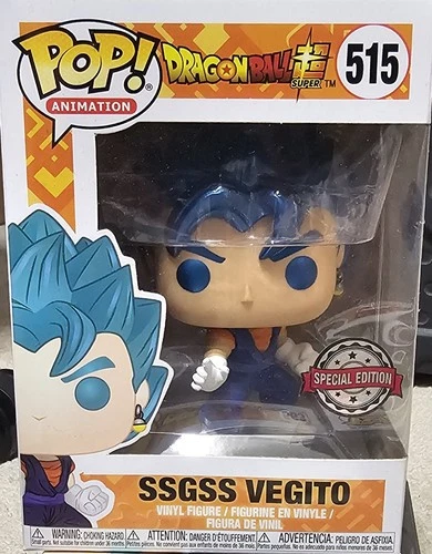 Funko Pop! Vinyl: Dragon Ball Z SSGSS Vegito #515 Special Edition