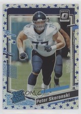 2023 Panini Donruss Optic Rated Rookie Stars Prizm Peter Skoronski #296 7l6