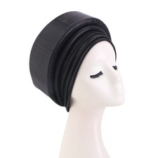 African Women Bonnet Cap Multi Layer Beanie Hat Turban Nigerian Headtie Headwear