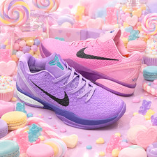 Kobe 6 COTTON CANDY CW2190-150 Men's -CUSTOM SIZE US 7-12