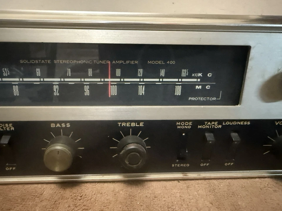 Sansui Model 400 Receiver not working for Parts or Repair only - Image 4 of 4
