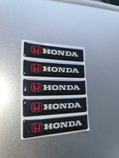 5X LOGO BADGE INSIGNE AUTOCOLLANT HONDA CIVIC JAZZ ACCORD HRV ZRV CRV 3D Embleme