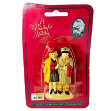 Its A Wonderful Life Ruth & Harry Bailey Figurine 1997 Target Village New