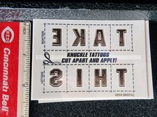 Temporary Tattoo New On Card Various Designs Available Will Combine Shipping