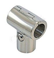 Lindemann Edelstahl-Sprayhood-Winkel 60 (Degrees) FüR 25Mm Rohr
