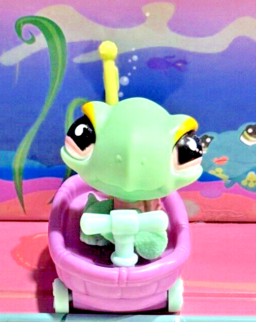 Figurine Littlest Pet Shop LPS #613 Tortue Hasbro - Occasion - Parfaite Pour Collection