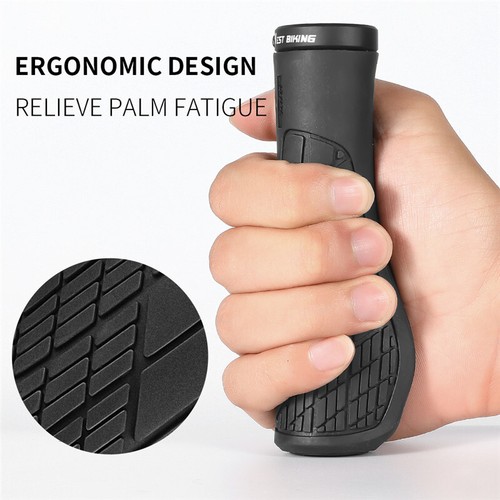 WEST BIKING Bicycle Handlebar Grips Ergonomic Lock-on Rubber Cycling Bike Grips - 第 10/24 張圖片