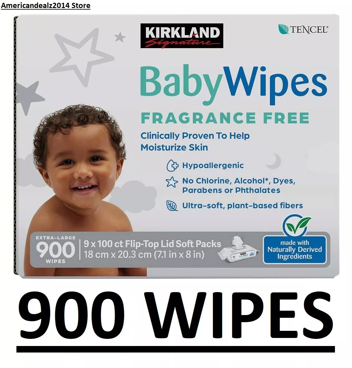 Kirkland wipes hot sale 900 count