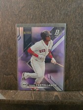 2019 Bowman Platinum  Top Prospects Purple Foil /250 Pedro Castellanos Red Sox