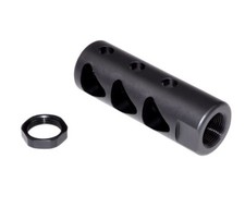 Black Color 1/2x28 TPI Thread Muzzle Brake For 5.7x28, Steel