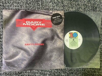 Gary Moore  Lp 12  Empty Rooms/ Nuclear Attack 1984 N. M In Shrink U. K