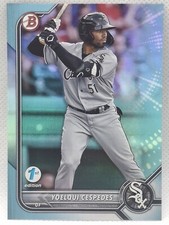 2022 Bowman 1st Edition Yoelqui Cespedes Sky Blue Foil #BPPF-87