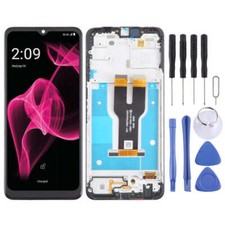 For T-Mobile REVVL 6x LCD Display Touch Screen Digitizer Replacement with Frame