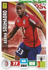 121 ADAMA SOUMAORO LOSC LILLE Royal Mouscron CARD ADRENALYN 2017 PANINI