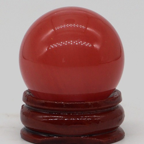 30MM Wholesale Natural Gemstone Sphere Crystal Reiki Healing Globe Ball / Stand - Picture 11 of 84