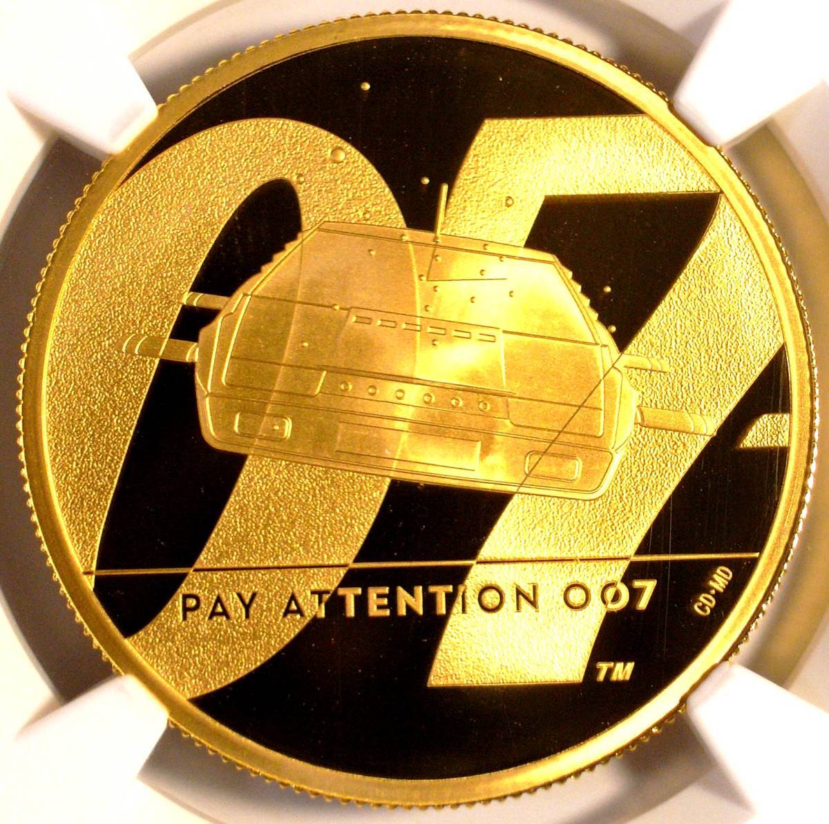 NGC★2020 イギリス MS69 007 ジェームスボンド FR 2020 British James Bond 007 100 Pound Proof Gold Coin NGC