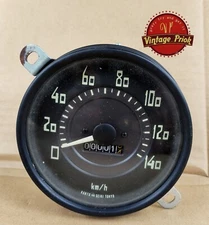 KANTO SEIKI km/h SPEEDOMETER 140 MPH VINTAGE  NOS JAPAN  GENUINE NOS VINTAGE