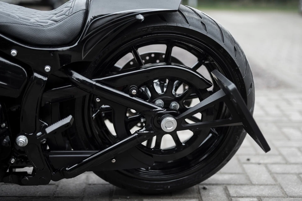 HARLEY-DAVIDSON USA LICENSE PLATE BRACKET SOFTAIL BREAKOUT / ROCKER  08-17 FXBS - Image 2 of 4