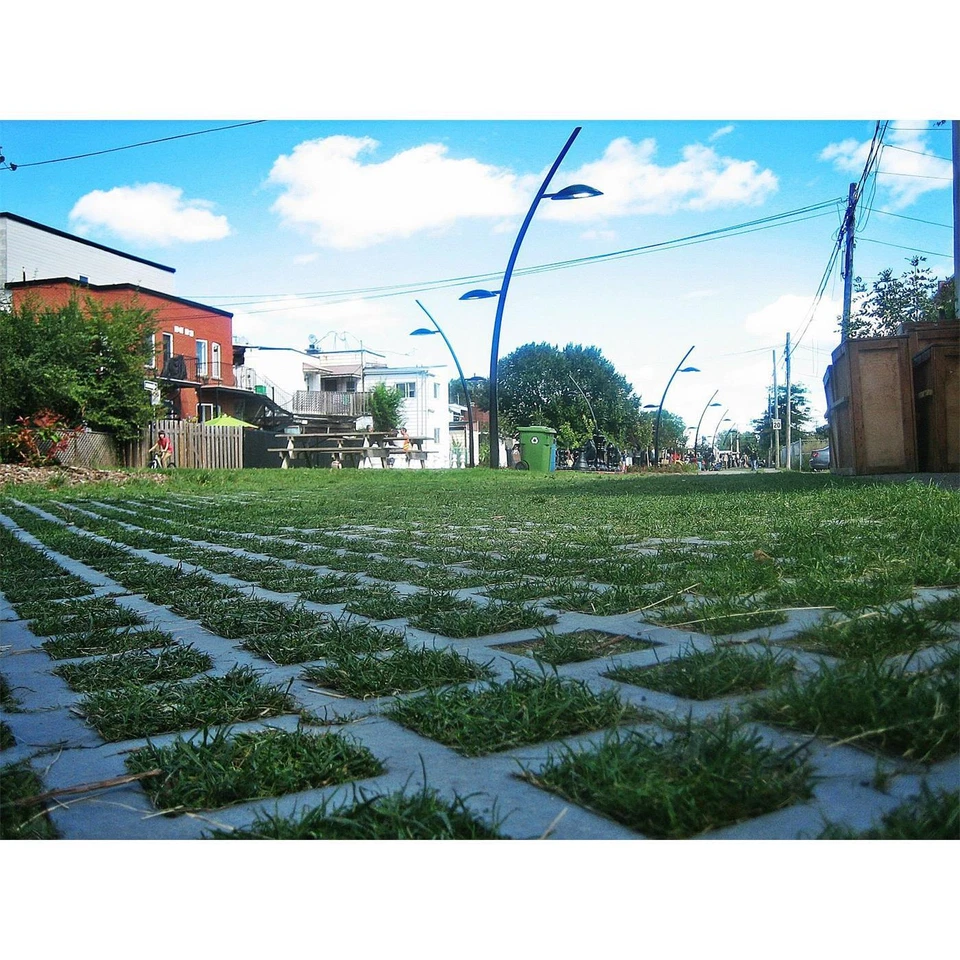 hanit Rasengitter Steine Recycling Kunststoff BxTxH: 60x40x8cm grau 12 Stück - Bild 2 von 4