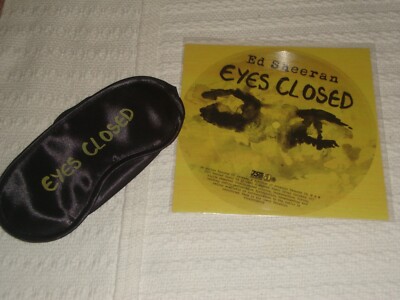 Ed Sheeran Eyes Closed Flexi 7'' + Mask + poster promo