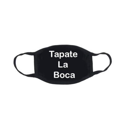Tapa bocas mascara echo en casa Tapate La Boca Dimelo Cantando 