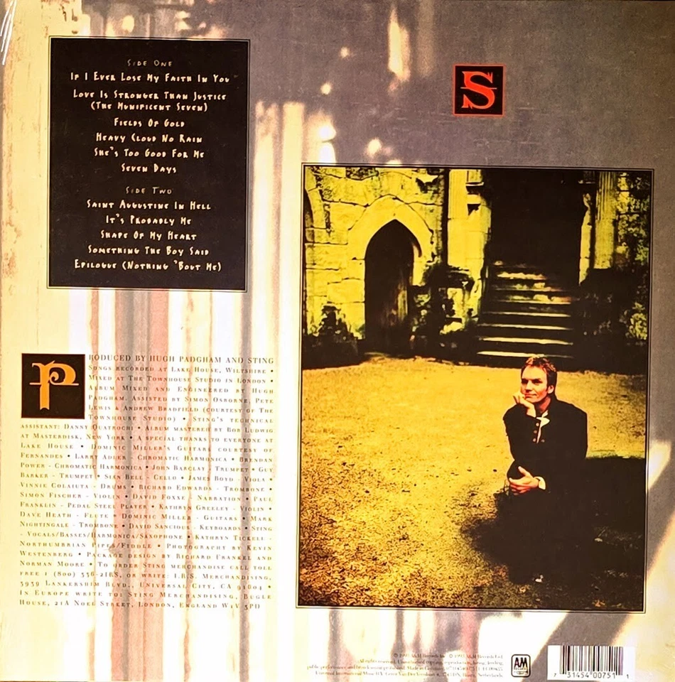 STING TEN SUMMONER'S TALES - 180-GRAM VINYL LP " NEW, SEALED " - Image 2 of 2