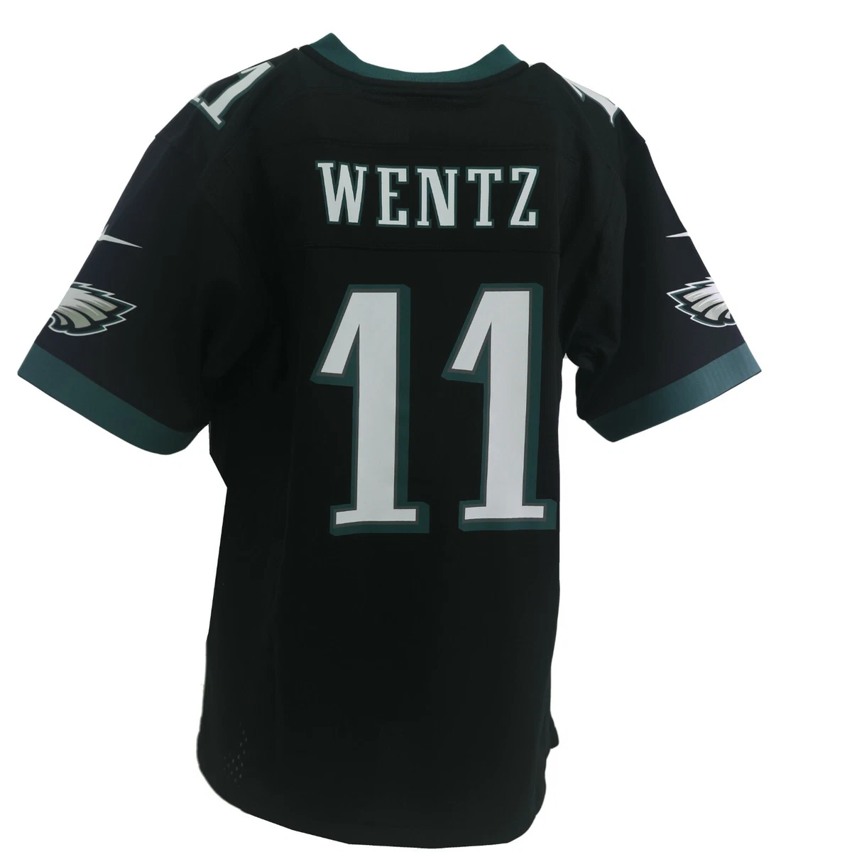 Nike Carson Wentz Philadelphia Eagles Youth Game Jersey (Black) XL