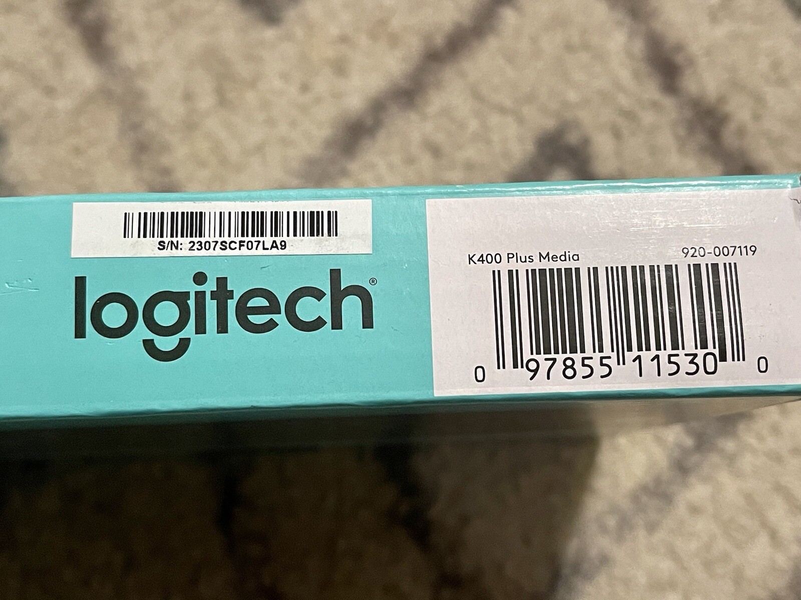 Brand NEW Logitech K400 Plus Wireless Keyboard with Touchpad