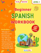 Image of Beginner Spanish Workbook: Learn over 400 Words! Level 1 the New