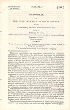 1844 LOND ISLAND RAILROAD RAILWAY REMUNERATING PROFIT MONEYED AFFAIRS 3 PAGE