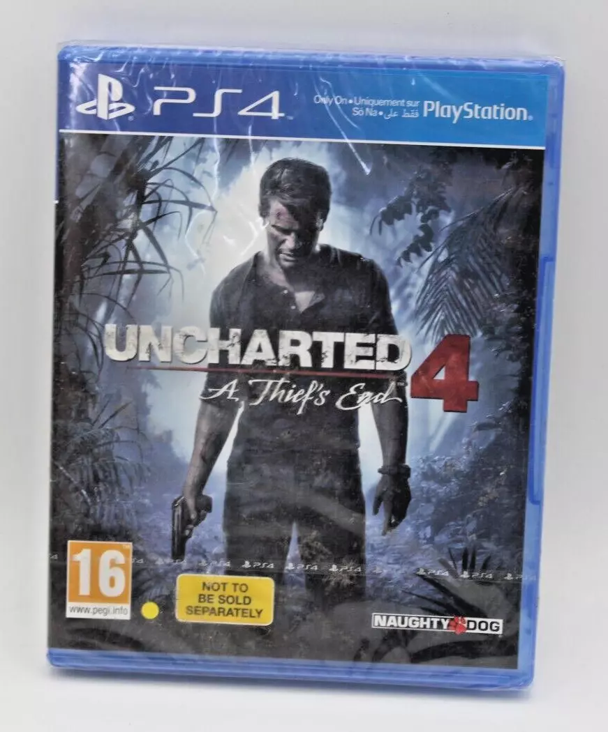 Uncharted 4: A Thief's End (PS4) Region 2 - NEW (Seal damage, Read  Description)