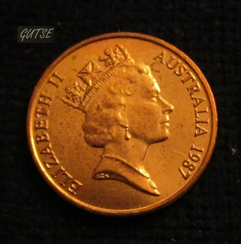 * Gutse * Australia, 1 Cent 1987, Opossum, Uncirculated - Picture 2 of 2
