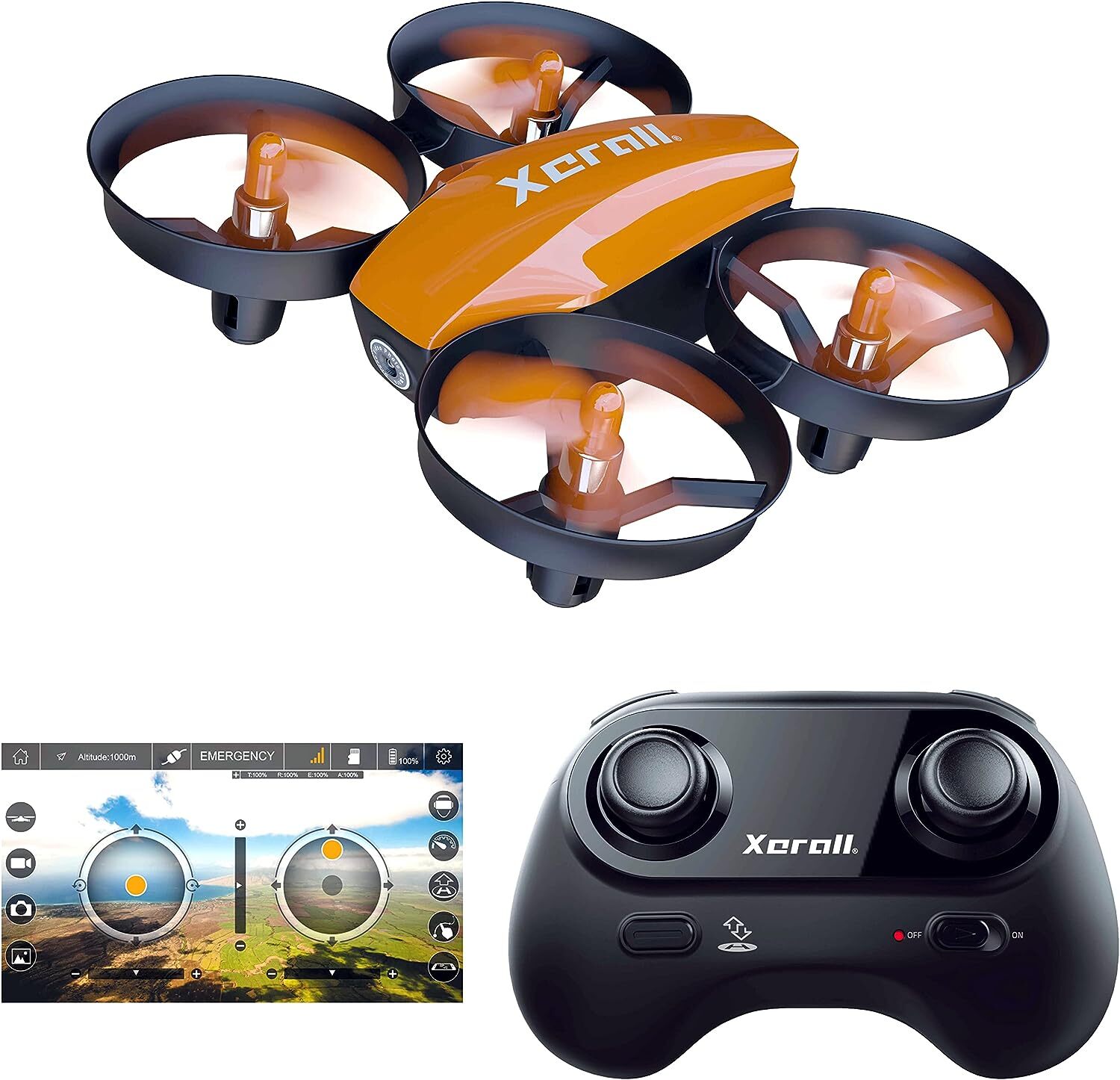 Drone Camera Smartphone App First Person View Camera Drone FPV 2.4GHz Gift-image