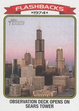 SEARS TOWER OBSERVATION DECK OPENS TOPPS HERITAGE NEWS FLASHBACKS #1 2023 23