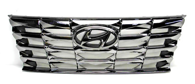 2021-2022-2023 HYUNDAI TUCSON FRONT UPPER BUMPER GRILLE GRILL CHROME OEM