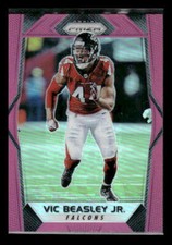 2017 Panini Prizm #196 Vic Beasley Jr. Prizm Pink Atlanta Falcons